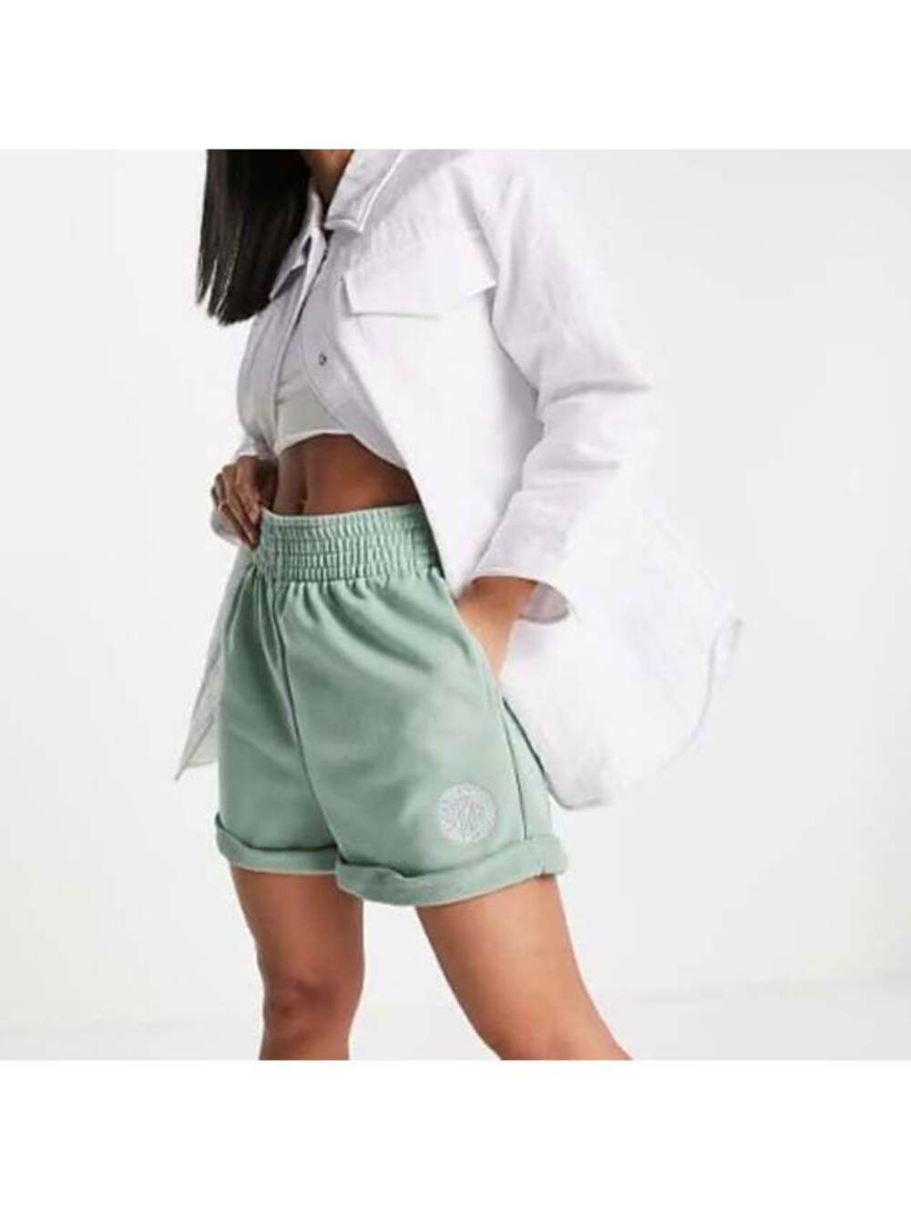 Nike mint green athletic shorts size S